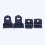 Maxbell 2 Pieces Solenoid Pump Rubber Brackets Devices Hardware for Cleaning Machine L Shaped