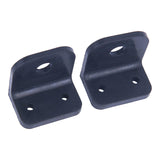 Maxbell 2 Pieces Solenoid Pump Rubber Brackets Devices Hardware for Cleaning Machine L Shaped