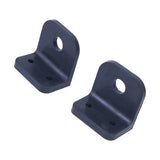 Maxbell 2 Pieces Solenoid Pump Rubber Brackets Devices Hardware for Cleaning Machine L Shaped