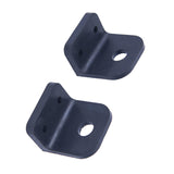 Maxbell 2 Pieces Solenoid Pump Rubber Brackets Devices Hardware for Cleaning Machine L Shaped