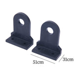 Maxbell 2 Pieces Solenoid Pump Rubber Brackets Devices Hardware for Cleaning Machine K Shaped