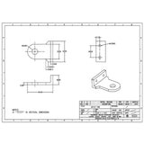 Maxbell 2 Pieces Solenoid Pump Rubber Brackets Devices Hardware for Cleaning Machine K Shaped