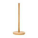 Maxbell Bamboo Paper Towel Holder Rustic Paper Towels Stand for Toilet Kitchen Table diameter 11.5cm