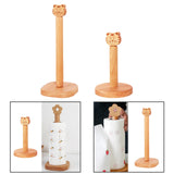 Maxbell Wood Paper Towel Holder Farmhouse Paper Roll Holder for Pantry Table Height 34.5cm