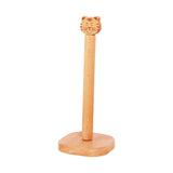 Maxbell Wood Paper Towel Holder Farmhouse Paper Roll Holder for Pantry Table Height 34.5cm