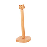 Maxbell Wood Paper Towel Holder Farmhouse Paper Roll Holder for Pantry Table Height 34.5cm