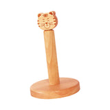 Maxbell Wood Paper Towel Holder Farmhouse Paper Roll Holder for Pantry Table Height 21cm