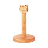 Maxbell Wood Paper Towel Holder Farmhouse Paper Roll Holder for Pantry Table Height 21cm