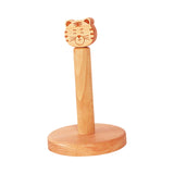 Maxbell Wood Paper Towel Holder Farmhouse Paper Roll Holder for Pantry Table Height 21cm