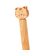 Maxbell Wood Paper Towel Holder Farmhouse Paper Roll Holder for Pantry Table Height 21cm