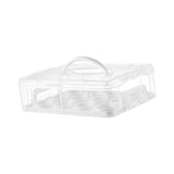 Maxbell Cupcake Carrier Cupcake Storage Containers for Cheesecakes Pies Baked Treats White