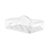 Maxbell Cupcake Carrier Cupcake Storage Containers for Cheesecakes Pies Baked Treats White