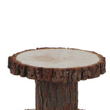 Maxbell Cupcake Tower Wood Parties Tableware Multifunctional Round Plates Cake Stand 3 tier