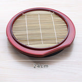 Maxbell Soba Plates Tray Food Tray Japanese Soba Noodle Plates Versatile Sushi Plate Round