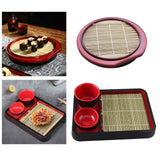 Maxbell Soba Plates Tray Food Tray Japanese Soba Noodle Plates Versatile Sushi Plate Round