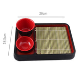 Maxbell Soba Plates Tray Food Tray Japanese Soba Noodle Plates Versatile Sushi Plate Square