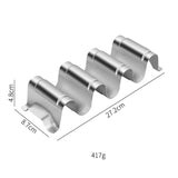 Maxbell Taco Display Wave Shape Portable Mexican Food Rack Burritos Plates Taco Tray Hold 3 Taco