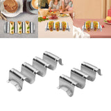 Maxbell Taco Display Wave Shape Portable Mexican Food Rack Burritos Plates Taco Tray Hold 3 Taco