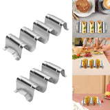 Maxbell Taco Display Wave Shape Portable Mexican Food Rack Burritos Plates Taco Tray Hold 3 Taco