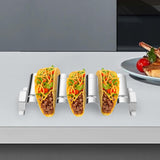 Maxbell Taco Display Wave Shape Portable Mexican Food Rack Burritos Plates Taco Tray Hold 3 Taco
