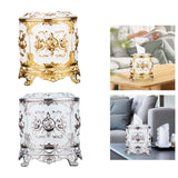 Maxbell Tissue Box Holder Stylish Paper Container Dispenser Box for Office Desk Cafe Gold