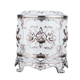 Maxbell Tissue Box Holder Stylish Paper Container Dispenser Box for Office Desk Cafe Silver