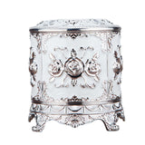 Maxbell Tissue Box Holder Stylish Paper Container Dispenser Box for Office Desk Cafe Silver