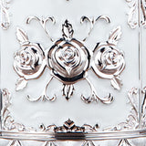 Maxbell Tissue Box Holder Stylish Paper Container Dispenser Box for Office Desk Cafe Silver