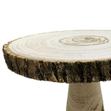 Maxbell Wood Cake Stand Ornament Serving Platter for Holiday Wedding Cakes Festivals 10 to 12cm