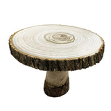 Maxbell Wood Cake Stand Ornament Serving Platter for Holiday Wedding Cakes Festivals 10 to 12cm