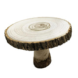 Maxbell Wood Cake Stand Ornament Serving Platter for Holiday Wedding Cakes Festivals 16 to 18cm