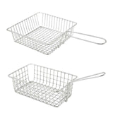 Maxbell Wire Fry Basket with Handle French Fries Basket for Cafe Barbecue Restaurant