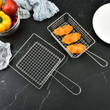 Maxbell Wire Fry Basket with Handle French Fries Basket for Cafe Barbecue Restaurant