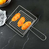 Maxbell Wire Fry Basket with Handle French Fries Basket for Cafe Barbecue Restaurant