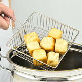 Maxbell Wire Fry Basket with Handle French Fries Basket for Cafe Barbecue Restaurant