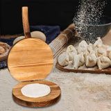 Maxbell Wooden Tortilla Press Maker Dough Presser for Tortillas Dumpling Skin Pastry