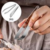Maxbell 2 Pieces Fish Bone Tweezers Set Garlic Tweezer Remover Tool Vegetables Tools