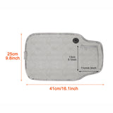 Maxbell Electric Heating Belt Comfortable Winter Warming Pad for Shoulder Waist Back Gray
