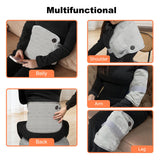 Maxbell Electric Heating Belt Comfortable Winter Warming Pad for Shoulder Waist Back Gray