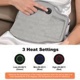 Maxbell Electric Heating Belt Comfortable Winter Warming Pad for Shoulder Waist Back Gray