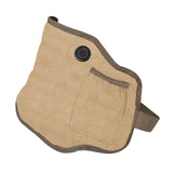 Maxbell Electric Heating Belt Comfortable Winter Warming Pad for Shoulder Waist Back Khaki