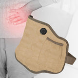Maxbell Electric Heating Belt Comfortable Winter Warming Pad for Shoulder Waist Back Khaki