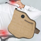 Maxbell Electric Heating Belt Comfortable Winter Warming Pad for Shoulder Waist Back Khaki