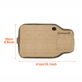 Maxbell Electric Heating Belt Comfortable Winter Warming Pad for Shoulder Waist Back Khaki