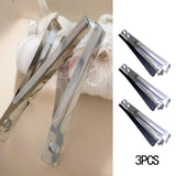 Maxbell 3x Fish Bone Tweezers Set Garlic Tweezer .Japanese Sushi Vegetables Tools