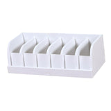 Maxbell Belt Organizer 6 Compartments Storage Box Belts Rack for Closet Shop Wardrobe