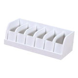 Maxbell Belt Organizer 6 Compartments Storage Box Belts Rack for Closet Shop Wardrobe