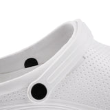 Professional Unisex Men Women EVA Slip Resistant Work Clog Shoes EU 37 white