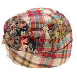 Maxbell Plaid Printed Pirate Double Layer Infant Baby Kids Hat 6-24Months Red - Aladdin Shoppers