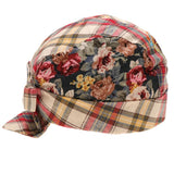 Maxbell Plaid Printed Pirate Double Layer Infant Baby Kids Hat 6-24Months Red - Aladdin Shoppers